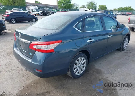 2014 Nissan Sentra Sv из США, поврежденный, VIN 3N1AB7AP3EY242459